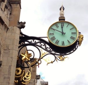 A perfect moment on a clock in York